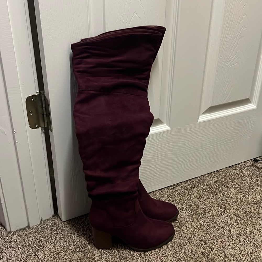 Burgundy Boots